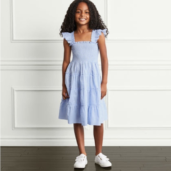 Blue Gingham Hill House Tiny Ellie Nap Dress - Picture 3 of 3
